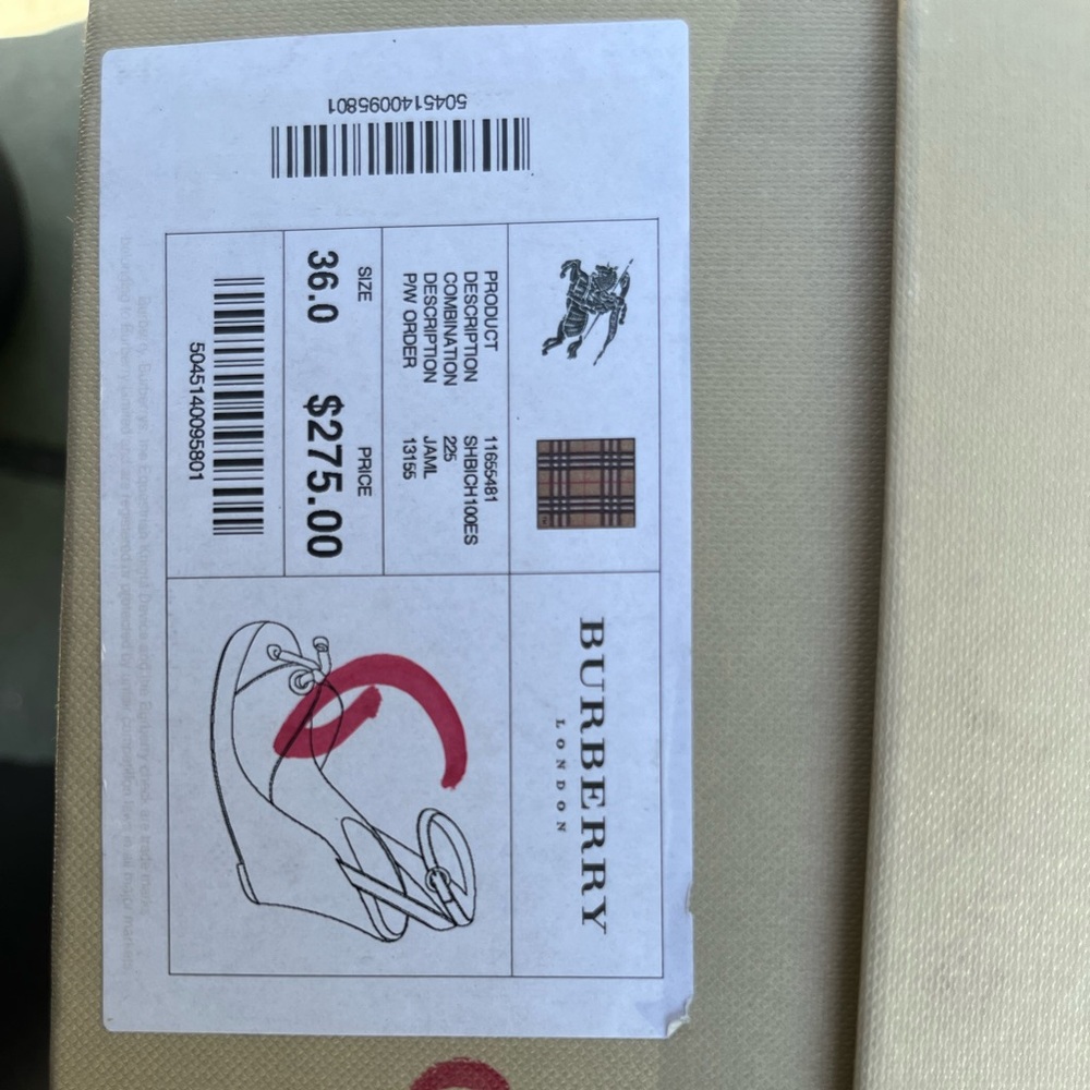 Burberry wedges! - Picture 2 of 3